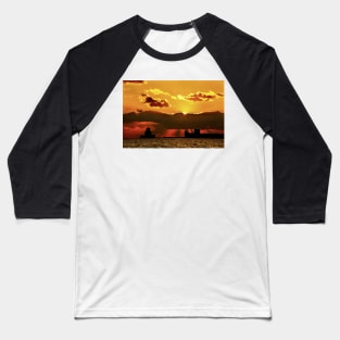 Methoni sunset Baseball T-Shirt